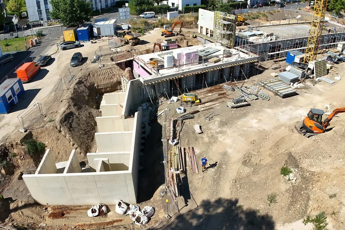 Neues Feuerwehrhaus in Ahrweiler macht rasante Fortschritte 