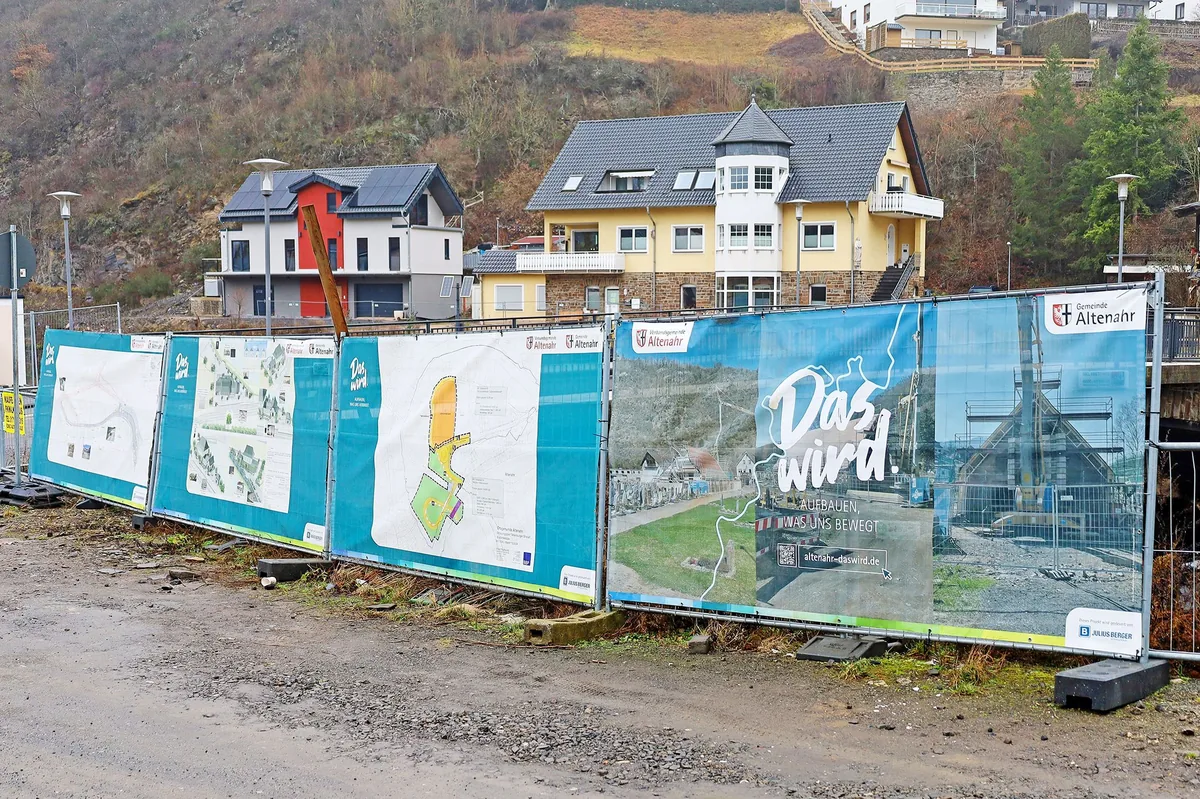 Wiederaufbau läuft auf Hochtouren