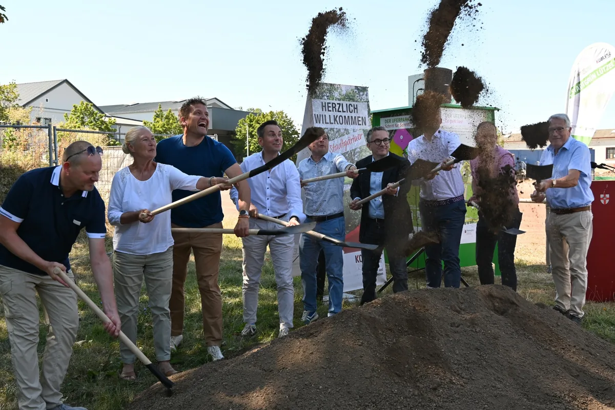 Neuer Uferpark in Lützel